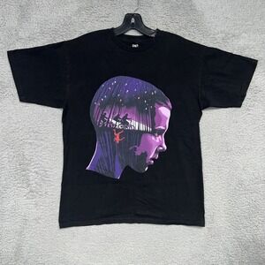 TeeFury Stranger Things Eleven T Shirt Men Sz M Black Upside Down Silhouette Tee